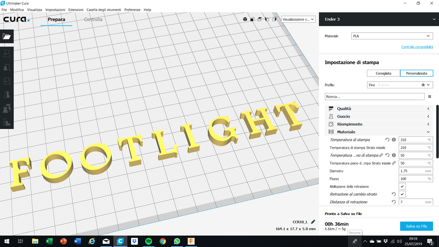 FOOTLIGHT font uppercase 3D letters STL file 3D Print 253546 FOOTLIGHT font uppercase 3D letters STL file 3D Print 253546