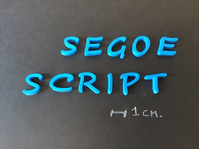 SEGOE SCRIPT font uppercase 3D letters STL file 3D Print 253560 SEGOE SCRIPT font uppercase 3D letters STL file 3D Print 253560