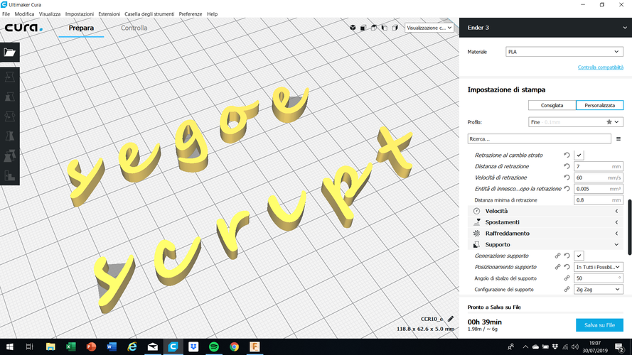 SEGOE SCRIPT font lowercase 3D letters STL file 3D Print 253564 SEGOE SCRIPT font lowercase 3D letters STL file 3D Print 253564