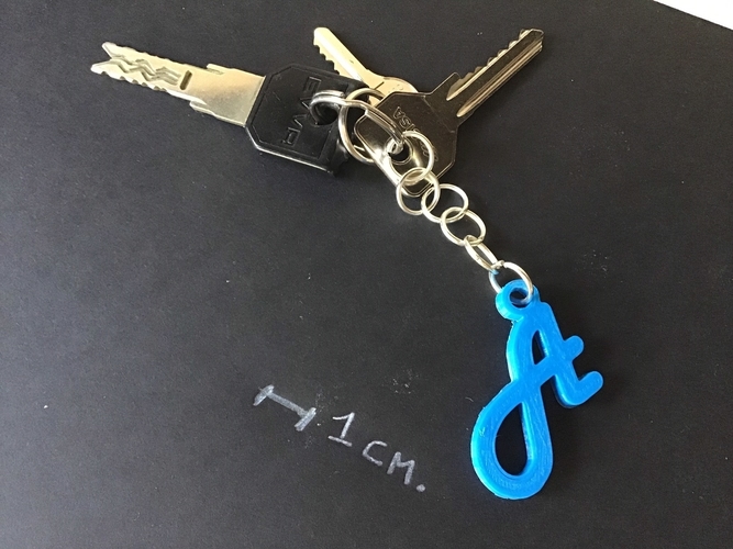 3D LETTERS FOR KEYCHAIN AND MORE 3D Print 253699 3D LETTERS FOR KEYCHAIN AND MORE 3D Print 253699