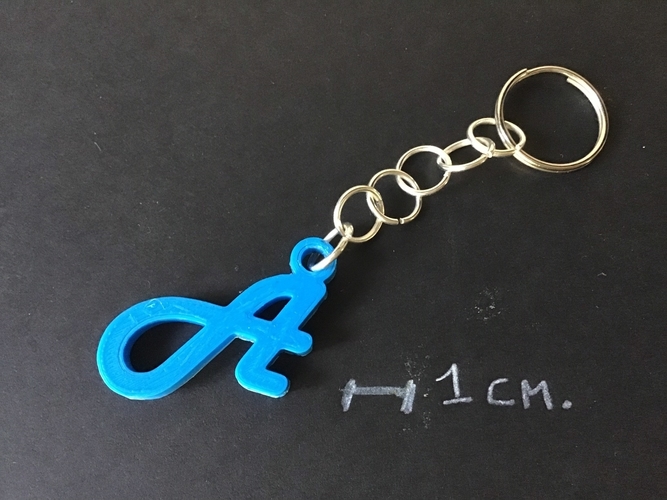 3D LETTERS FOR KEYCHAIN AND MORE 3D Print 253700 3D LETTERS FOR KEYCHAIN AND MORE 3D Print 253700
