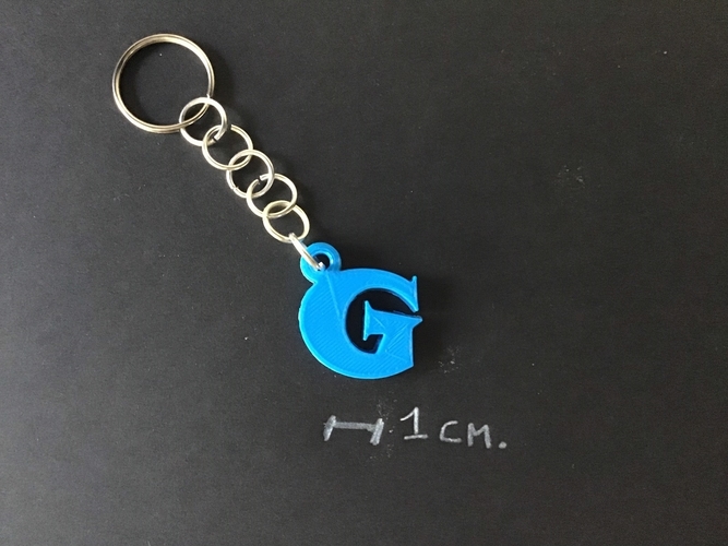 3d letters for keychain and more 3D Print 253753 3d letters for keychain and more 3D Print 253753