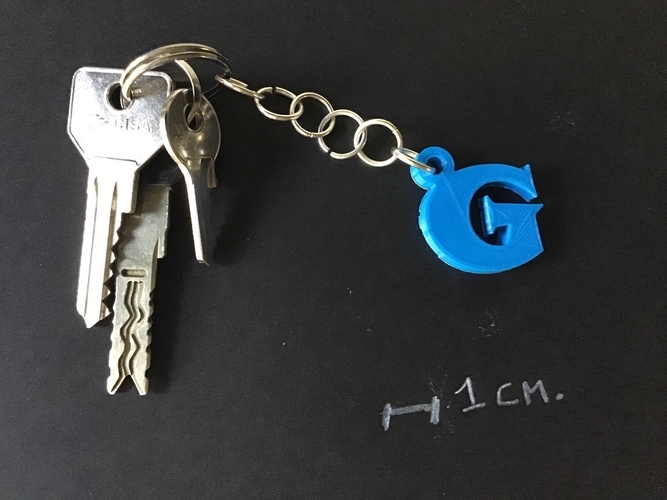 3d letters for keychain and more 3D Print 253755 3d letters for keychain and more 3D Print 253755