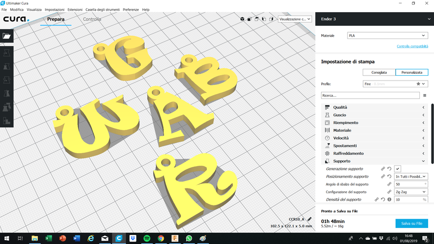 3d letters for keychain and more 3D Print 253757 3d letters for keychain and more 3D Print 253757