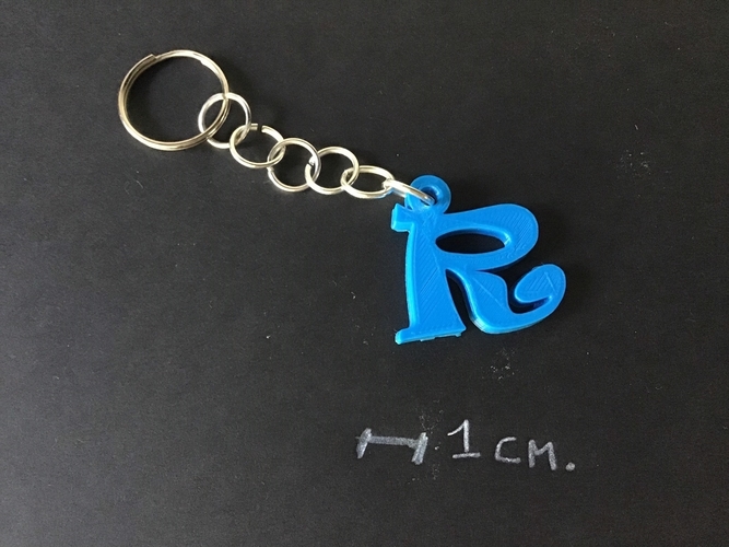 3d letters for keychain and more 3D Print 253758 3d letters for keychain and more 3D Print 253758