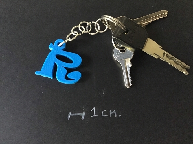 3d letters for keychain and more 3D Print 253760 3d letters for keychain and more 3D Print 253760