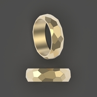 Small Rock ring 3D Printing 253774