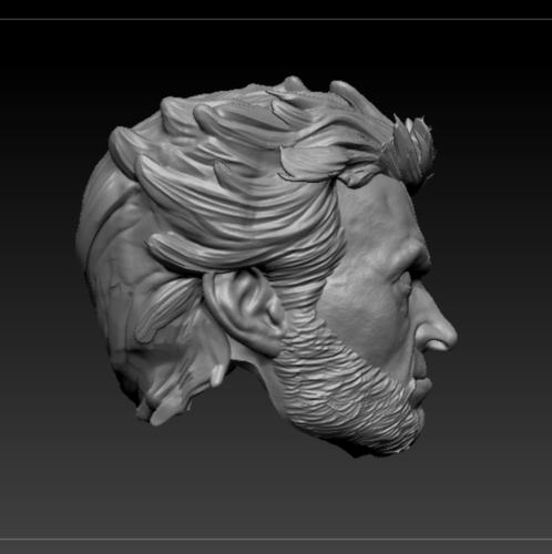 Wolverine Head Movie ver. 3D Print 253799 Wolverine Head Movie ver. 3D Print 253799