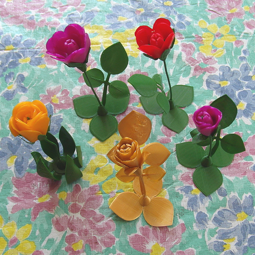 My synthetic Flower 3D Print 253860 My synthetic Flower 3D Print 253860