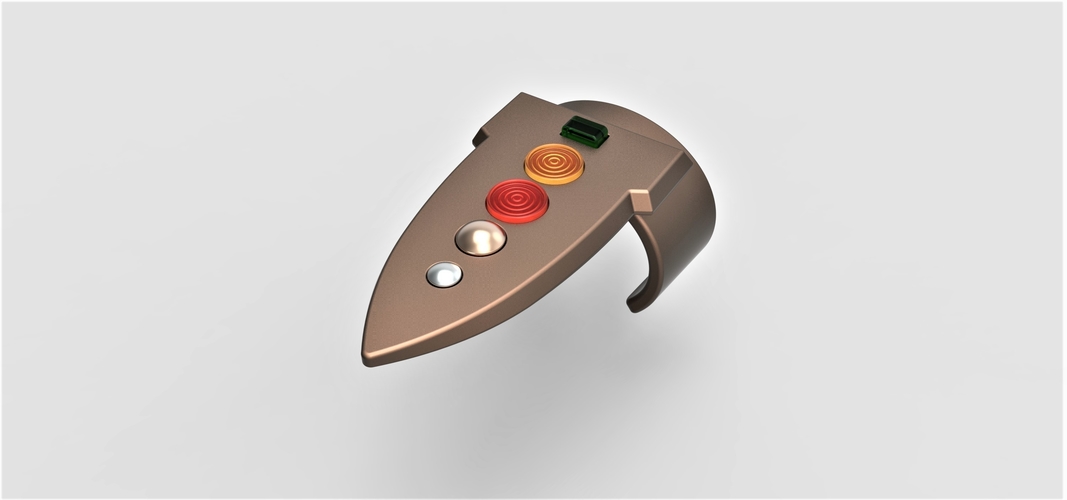 Spock's Brain Wrist Control from Star Trek The Original Series 3D Print 254188 Spock's Brain Wrist Control from Star Trek The Original Series 3D Print 254188
