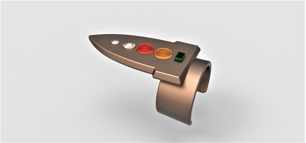 Spock's Brain Wrist Control from Star Trek The Original Series 3D Print 254196 Spock's Brain Wrist Control from Star Trek The Original Series 3D Print 254196