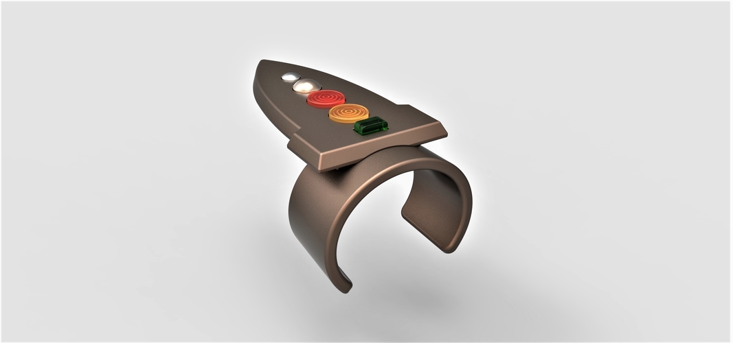Spock's Brain Wrist Control from Star Trek The Original Series 3D Print 254198 Spock's Brain Wrist Control from Star Trek The Original Series 3D Print 254198