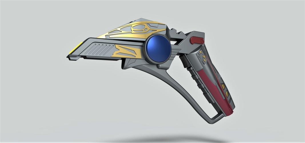 Hirogen Energy Pistol from Star Trek Voyager 3D Print 254206 Hirogen Energy Pistol from Star Trek Voyager 3D Print 254206