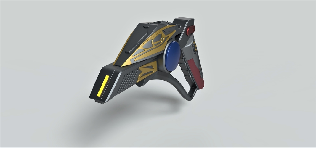 Hirogen Energy Pistol from Star Trek Voyager 3D Print 254207 Hirogen Energy Pistol from Star Trek Voyager 3D Print 254207