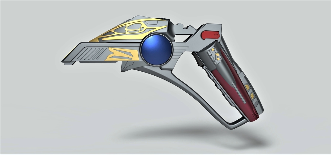 Hirogen Energy Pistol from Star Trek Voyager 3D Print 254211 Hirogen Energy Pistol from Star Trek Voyager 3D Print 254211