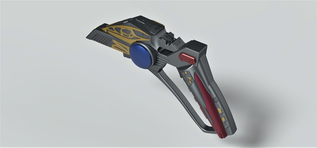 Hirogen Energy Pistol from Star Trek Voyager 3D Print 254214 Hirogen Energy Pistol from Star Trek Voyager 3D Print 254214