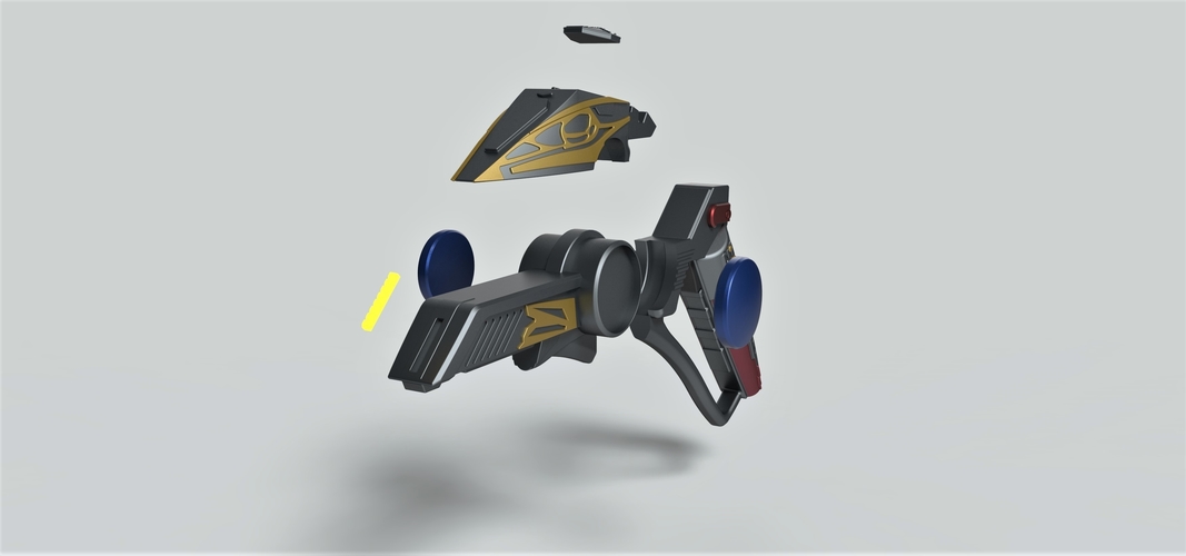 Hirogen Energy Pistol from Star Trek Voyager 3D Print 254220 Hirogen Energy Pistol from Star Trek Voyager 3D Print 254220