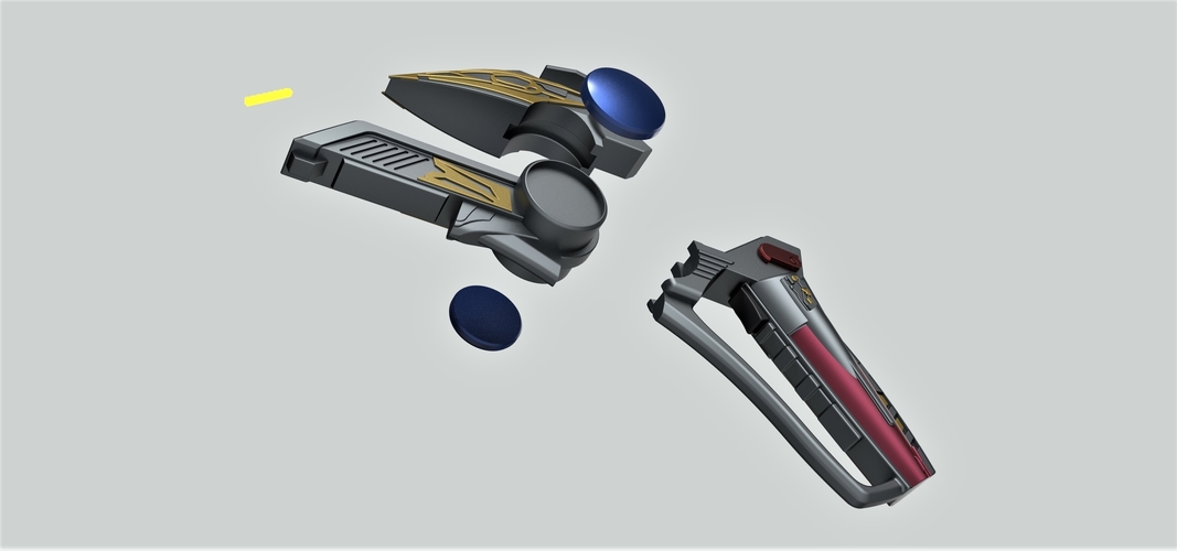 Hirogen Energy Pistol from Star Trek Voyager 3D Print 254221 Hirogen Energy Pistol from Star Trek Voyager 3D Print 254221