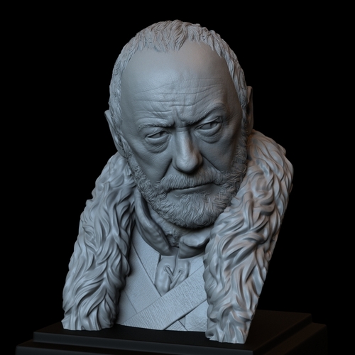 Davos Seaworth #GameOfThrones Portrait, Bust, 200mm 3D Print 254351 Davos Seaworth #GameOfThrones Portrait, Bust, 200mm 3D Print 254351