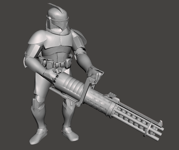 Clone Trooper Set 1 Legion Scale 3D Print 254356 Clone Trooper Set 1 Legion Scale 3D Print 254356