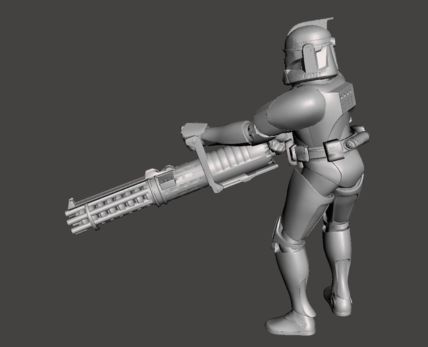 Clone Trooper Set 1 Legion Scale 3D Print 254357 Clone Trooper Set 1 Legion Scale 3D Print 254357