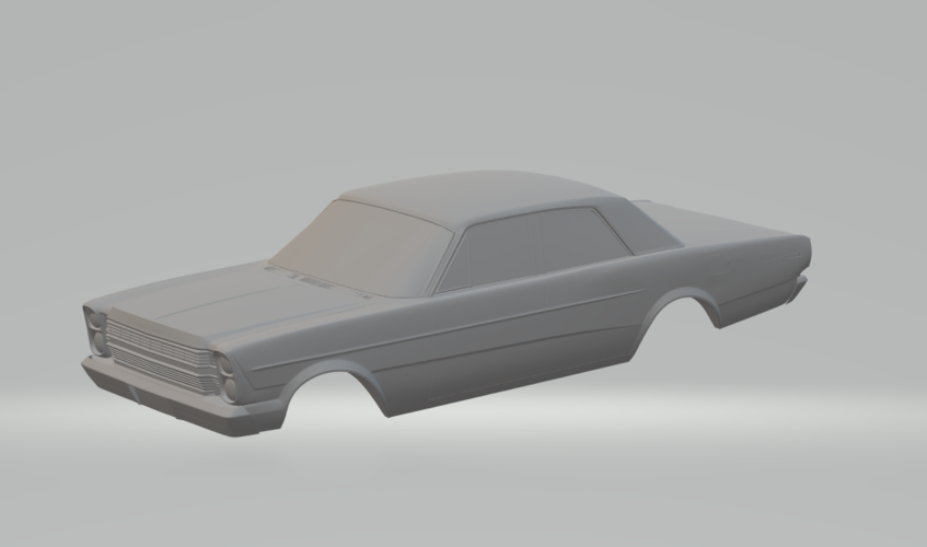 ford galaxie slotcar 3D Print 254391 ford galaxie slotcar 3D Print 254391