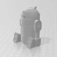 r2-d2 robots re-designed with moveable parts in one prints. - Thumbnail 1
