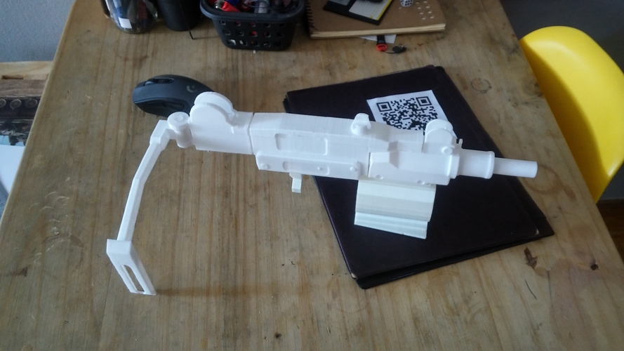 uzi for Ps4 VR aim controller 3D Print 254558 uzi for Ps4 VR aim controller 3D Print 254558