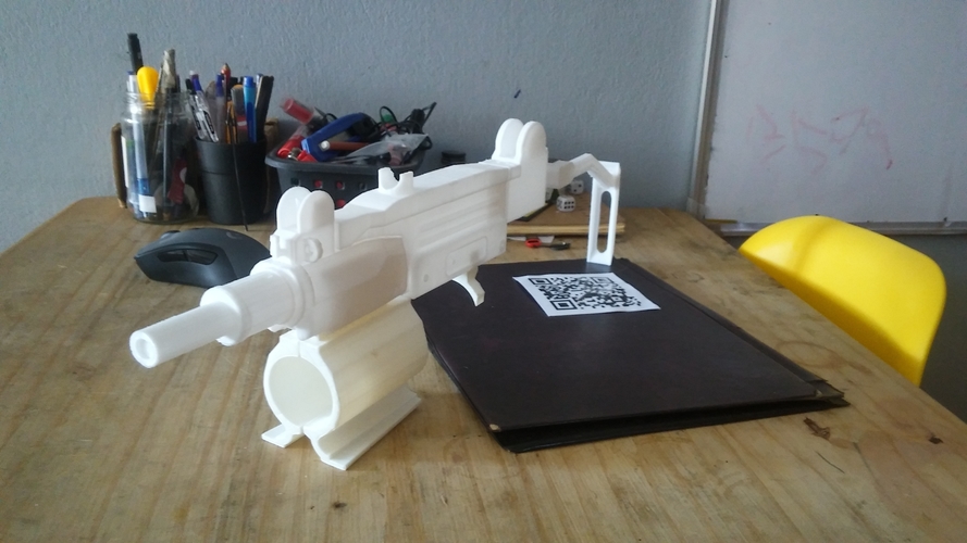 uzi for Ps4 VR aim controller 3D Print 254560 uzi for Ps4 VR aim controller 3D Print 254560