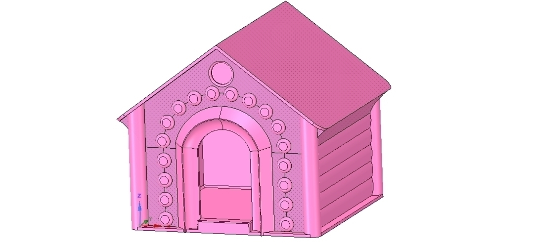 doghouse cathouse housekeeper for real 3D printing  3D Print 254655