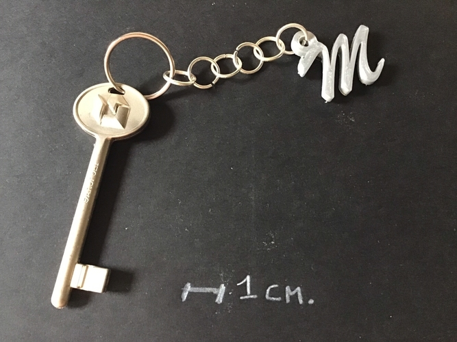 3d letters for keychain and more 3D Print 254835 3d letters for keychain and more 3D Print 254835