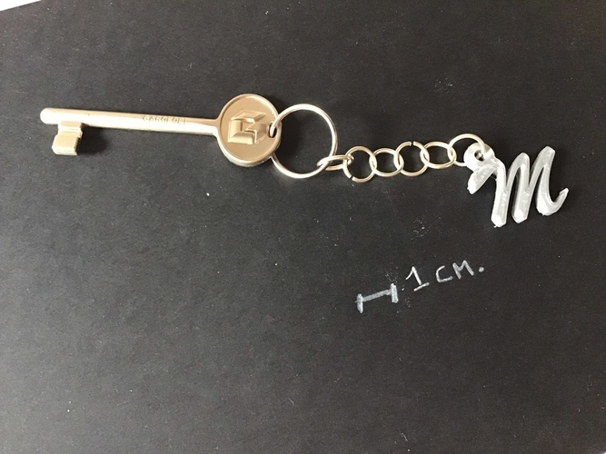 3d letters for keychain and more 3D Print 254836 3d letters for keychain and more 3D Print 254836