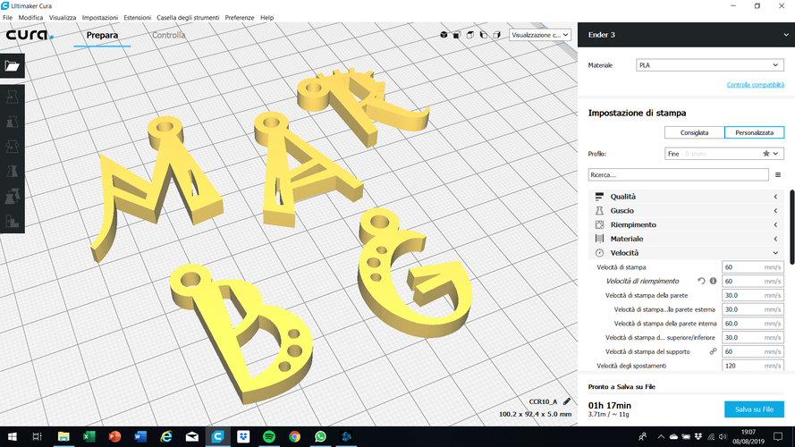 3d letters for keychain and more 3D Print 254838 3d letters for keychain and more 3D Print 254838