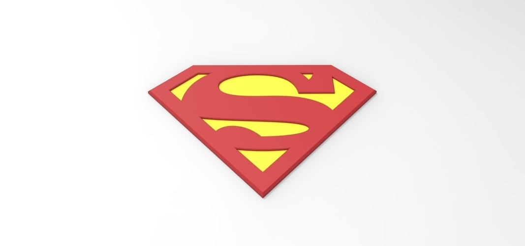 3D printable Superman emblem for cosplay costume 3D Print 255056 3D printable Superman emblem for cosplay costume 3D Print 255056