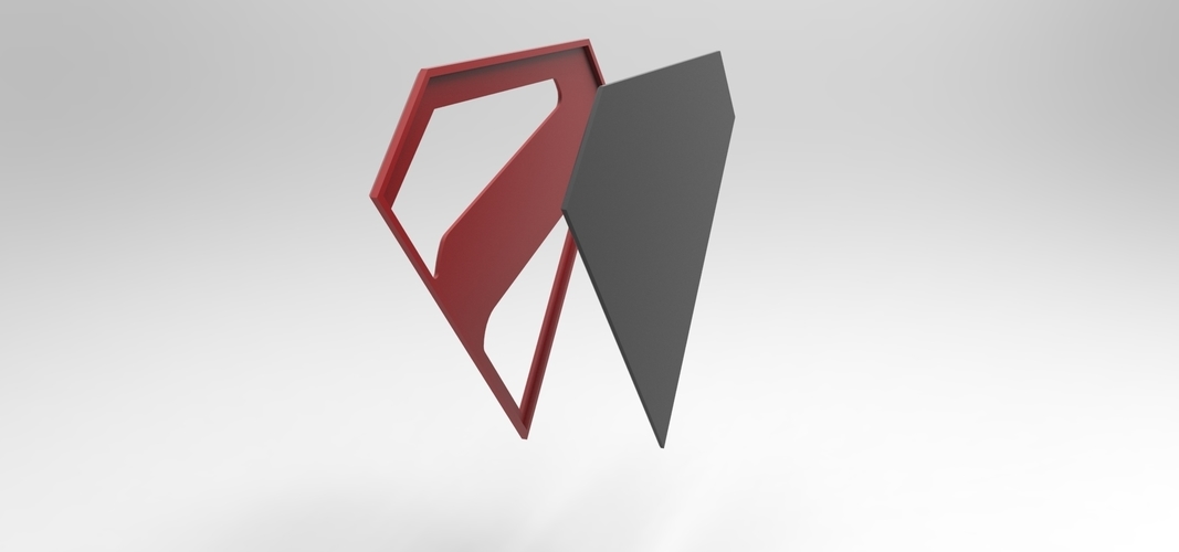 3D printable Kingdom Come Superman emblem for cosplay costume 3D Print 255066 3D printable Kingdom Come Superman emblem for cosplay costume 3D Print 255066