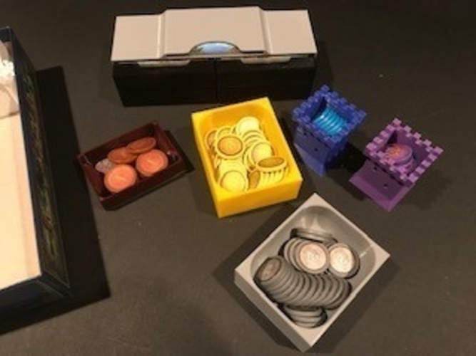 Majesty Board Game insert 3D Print 255358 Majesty Board Game insert 3D Print 255358