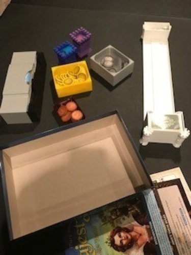 Majesty Board Game insert 3D Print 255362 Majesty Board Game insert 3D Print 255362
