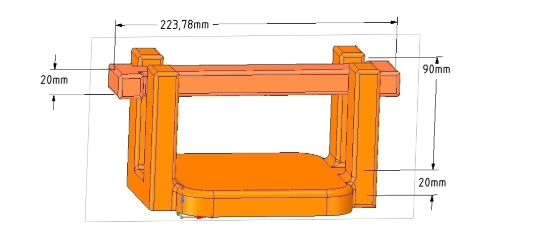 kitchen table napkin holder for outside garden real 3D printing  3D Print 255497