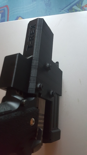T-Rex Hi-Capa holster. 3D Print 255534 T-Rex Hi-Capa holster. 3D Print 255534