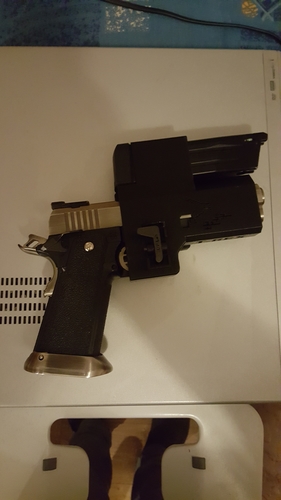 T-Rex Hi-Capa holster. 3D Print 255535 T-Rex Hi-Capa holster. 3D Print 255535