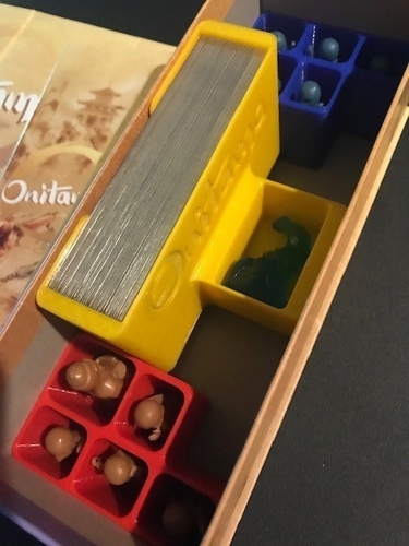 Onitama Board Game Insert 3D Print 255570 Onitama Board Game Insert 3D Print 255570