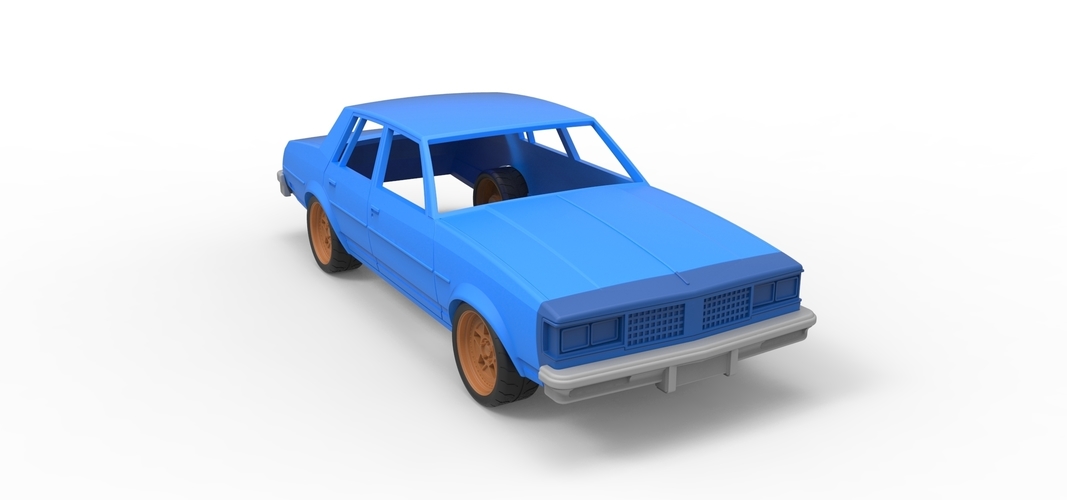 Diecast shell Oldsmobile Cutlass Supreme Scale 1 to 24 3D Print 255576 Diecast shell Oldsmobile Cutlass Supreme Scale 1 to 24 3D Print 255576