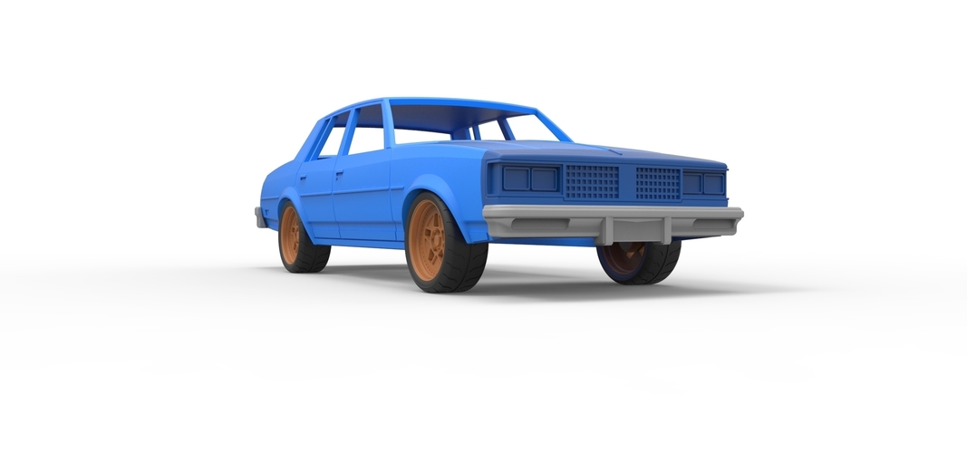 Diecast shell Oldsmobile Cutlass Supreme Scale 1 to 24 3D Print 255577 Diecast shell Oldsmobile Cutlass Supreme Scale 1 to 24 3D Print 255577