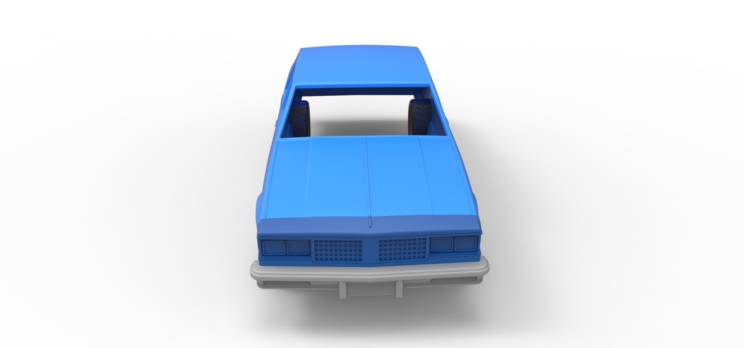 Diecast shell Oldsmobile Cutlass Supreme Scale 1 to 24 3D Print 255578 Diecast shell Oldsmobile Cutlass Supreme Scale 1 to 24 3D Print 255578