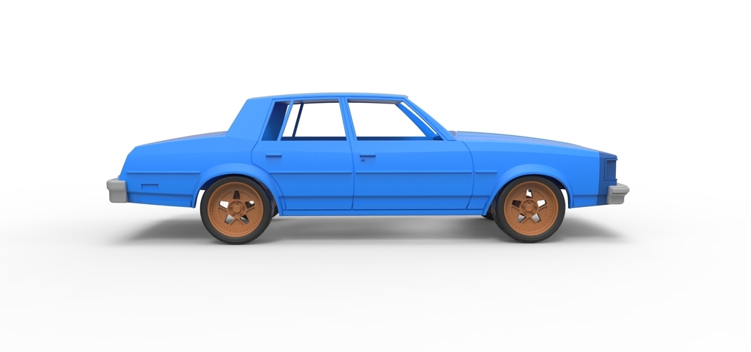 Diecast shell Oldsmobile Cutlass Supreme Scale 1 to 24 3D Print 255580 Diecast shell Oldsmobile Cutlass Supreme Scale 1 to 24 3D Print 255580