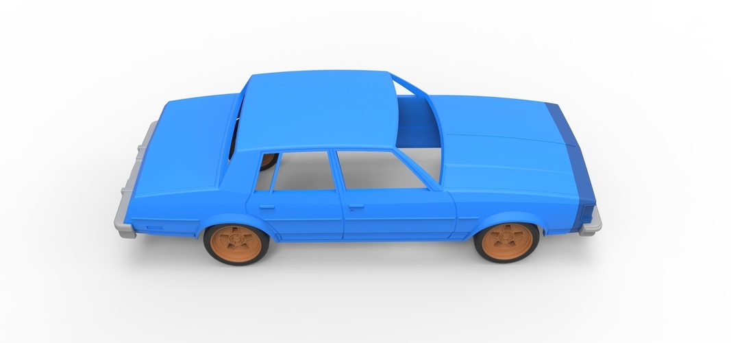 Diecast shell Oldsmobile Cutlass Supreme Scale 1 to 24 3D Print 255581 Diecast shell Oldsmobile Cutlass Supreme Scale 1 to 24 3D Print 255581