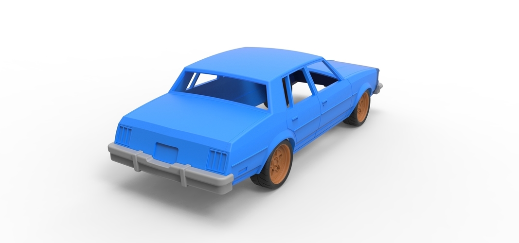 Diecast shell Oldsmobile Cutlass Supreme Scale 1 to 24 3D Print 255585 Diecast shell Oldsmobile Cutlass Supreme Scale 1 to 24 3D Print 255585