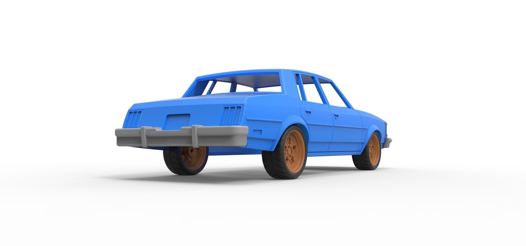 Diecast shell Oldsmobile Cutlass Supreme Scale 1 to 24 3D Print 255586 Diecast shell Oldsmobile Cutlass Supreme Scale 1 to 24 3D Print 255586