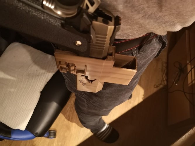 T-Rex Hi-Capa holster. 3D Print 255647 T-Rex Hi-Capa holster. 3D Print 255647