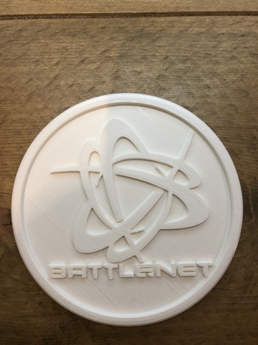 Battle.net coaster 3D Print 255730 Battle.net coaster 3D Print 255730